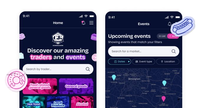 cj's app mockup