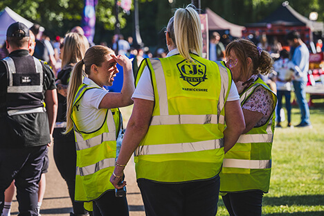 A CJ's Events Warwickshire Steward