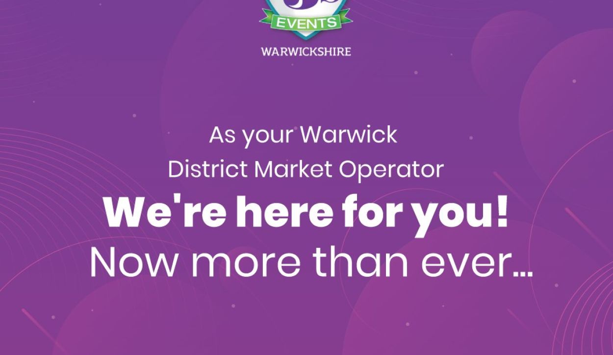 Local markets across Warwick District remain open for business