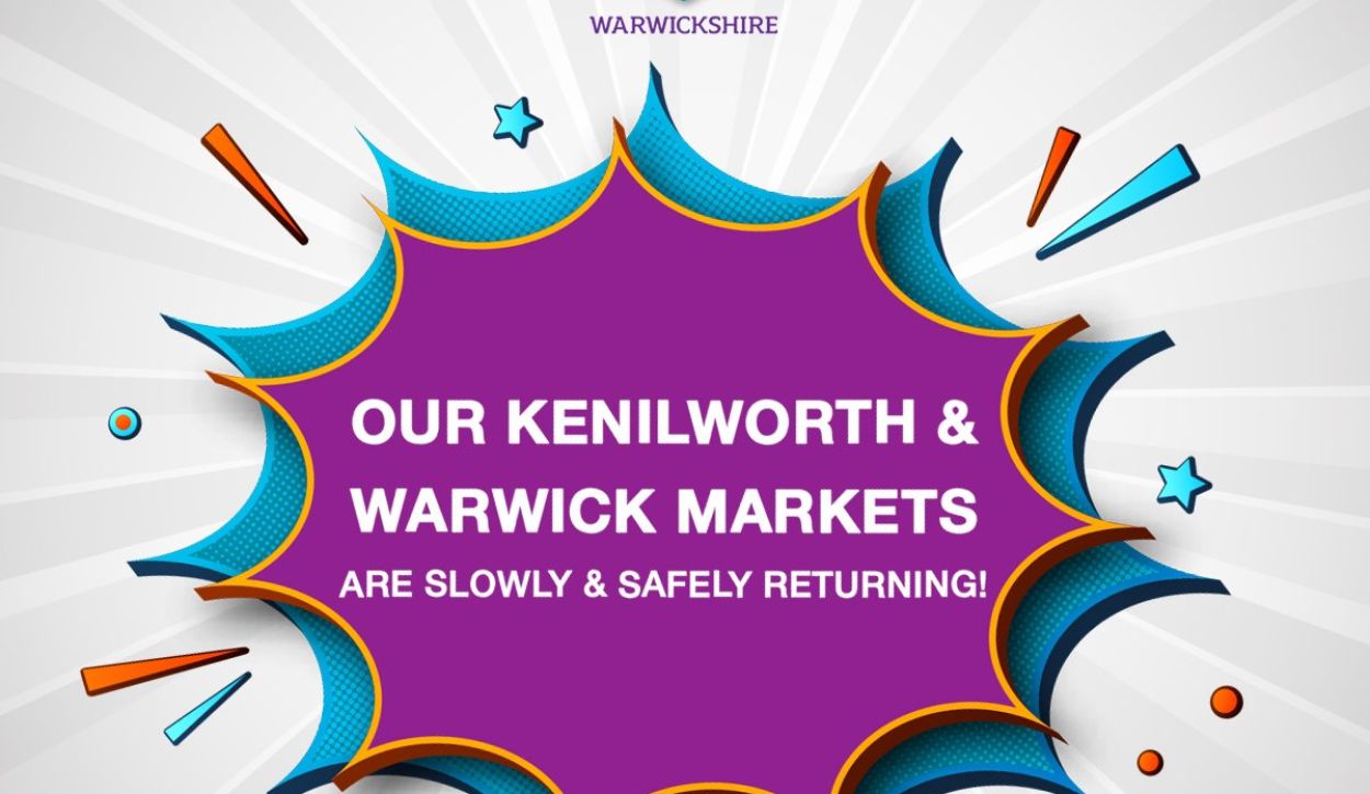 Markets in Warwick and Kenilworth set to relaunch