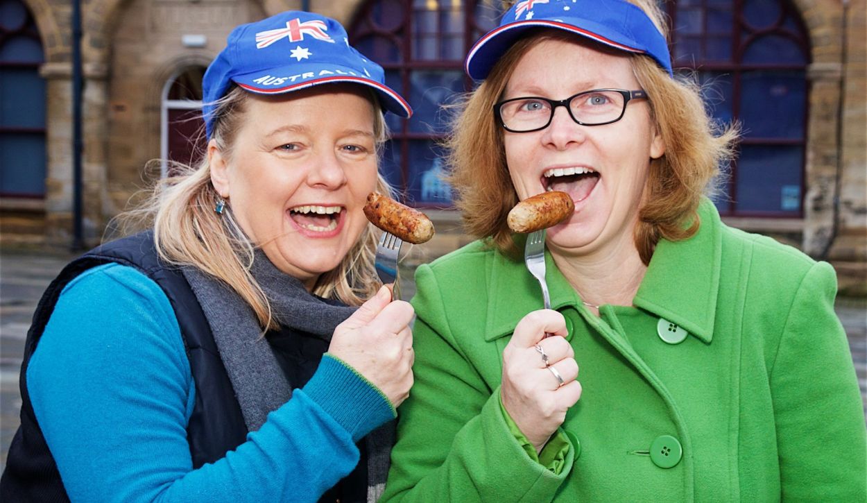 Katherine Attreed and Tina Smith invite you to their Sausage Sizzle in Market Square on Saturday